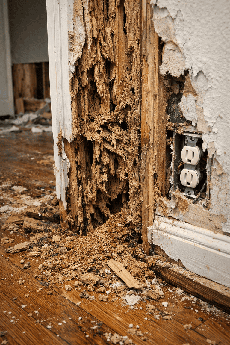 Southwest commercial building Tucson Arizona at dusk